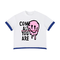 Unisex Boxy Color Block T-Shirt