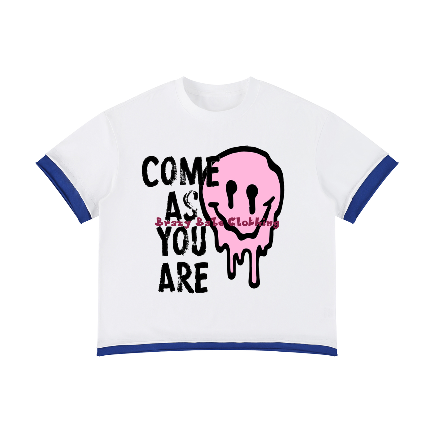 Unisex Boxy Color Block T-Shirt