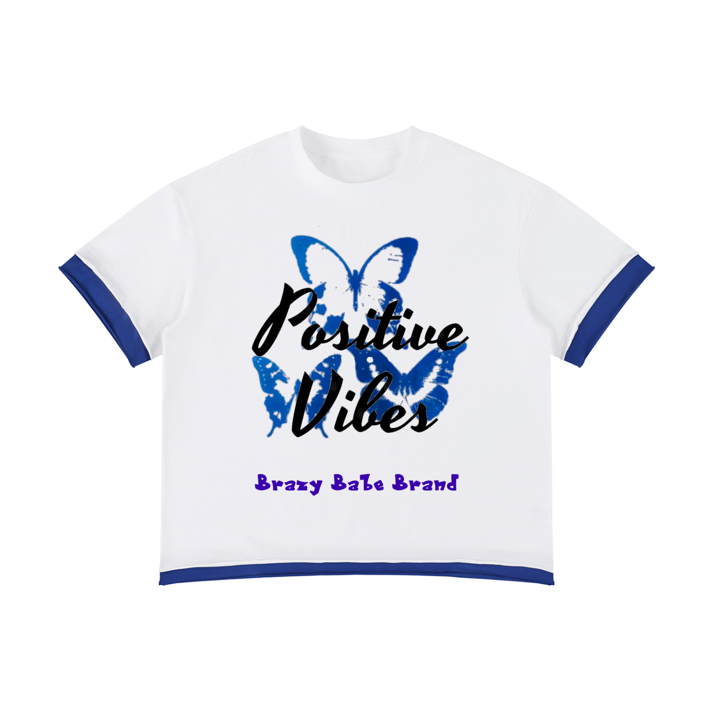 Unisex Boxy Color Block T-Shirt