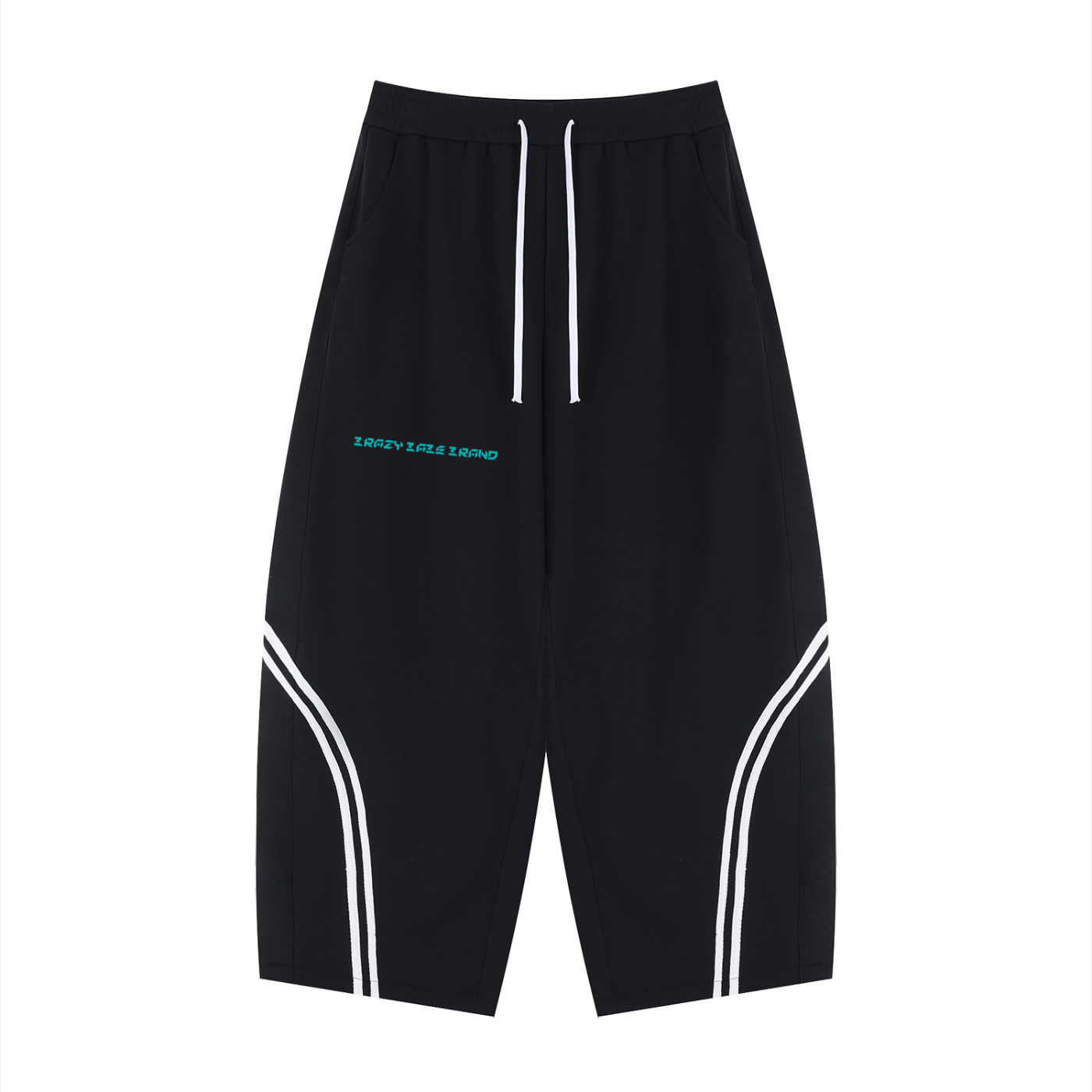 Unisex Wide Leg Piping Sweatpants