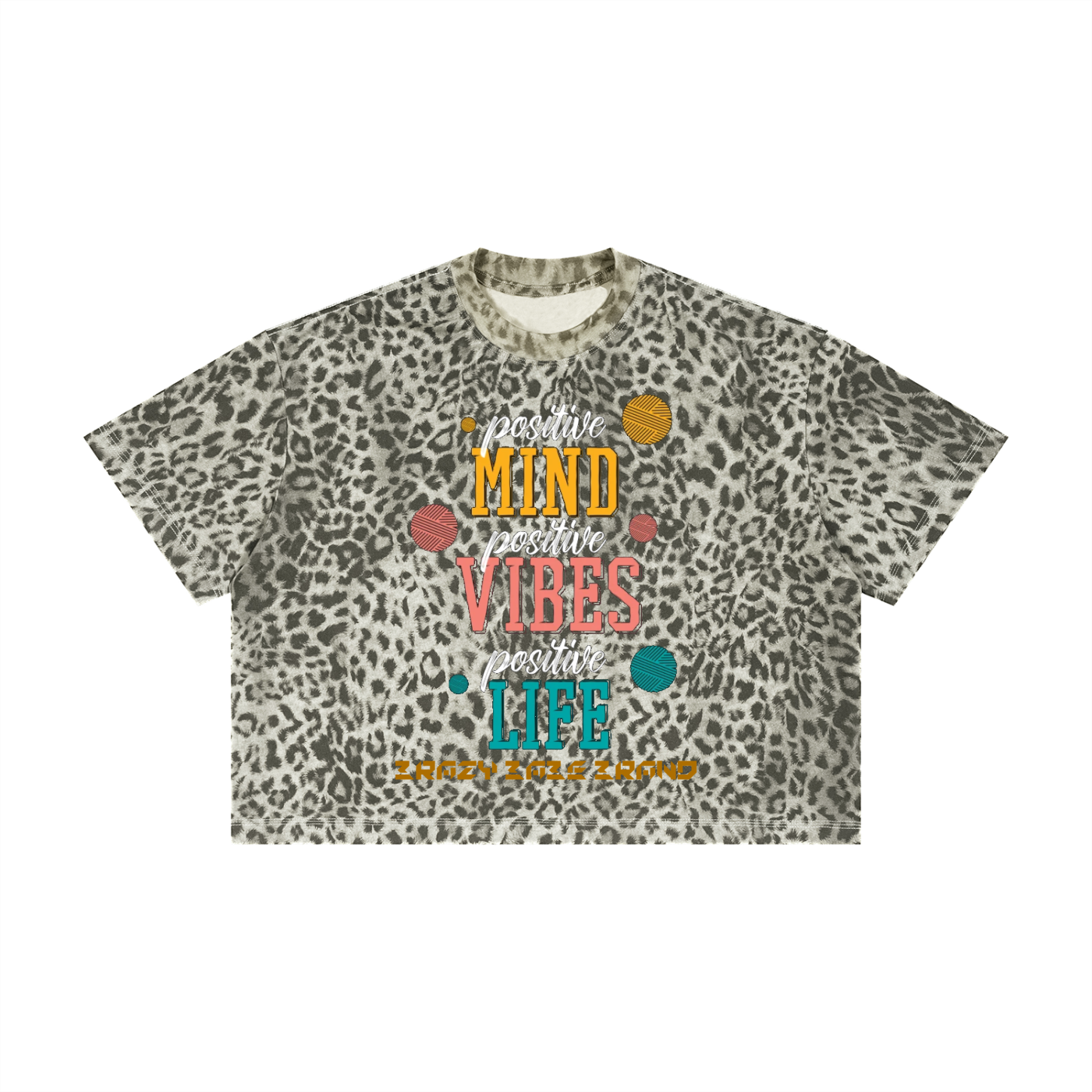 Unisex Leopard Print Boxy T-Shirt