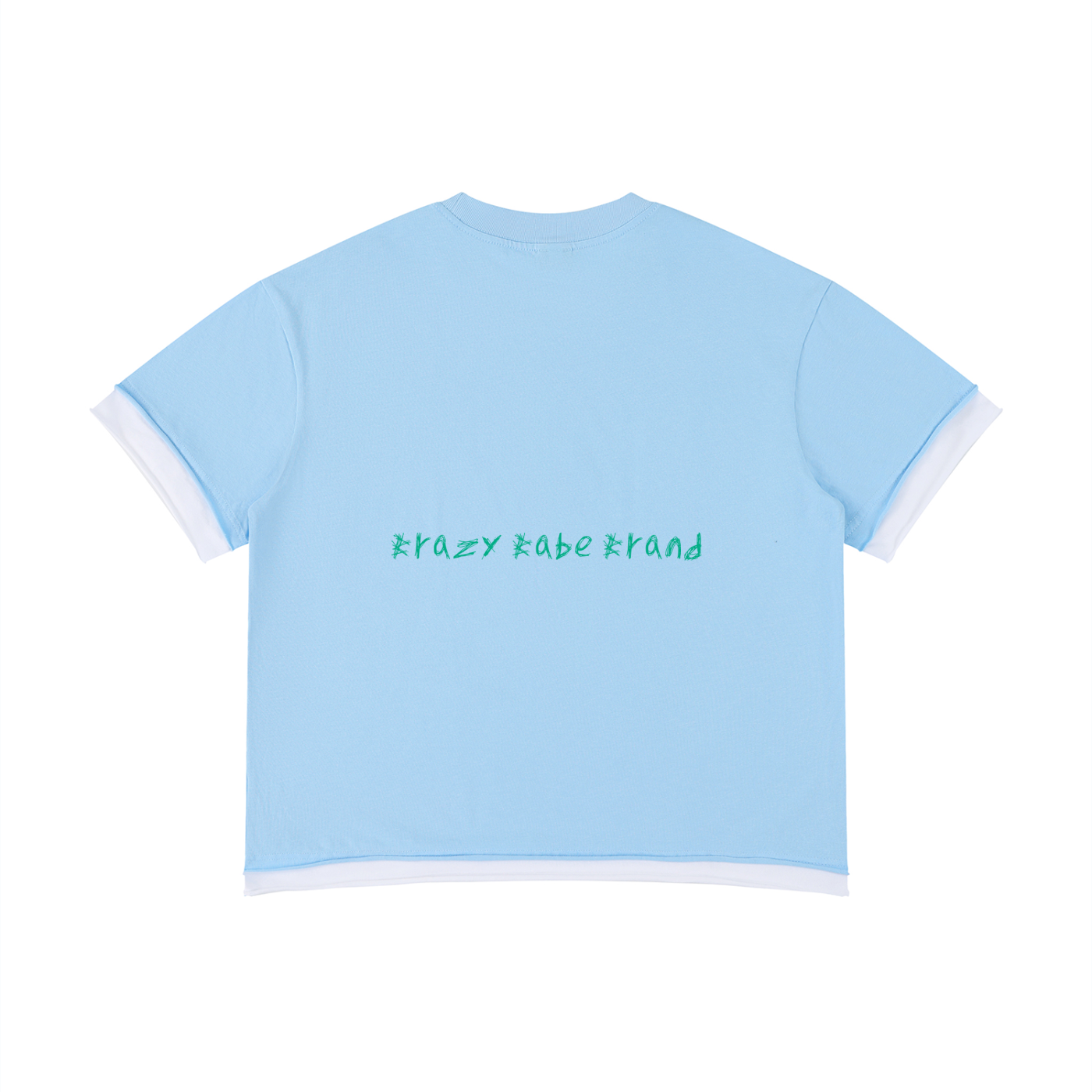 Unisex Boxy Color Block T-Shirt