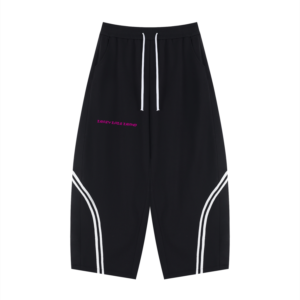 Unisex Wide Leg Piping Sweatpants