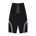 Unisex Wide Leg Piping Sweatpants