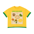 Unisex Boxy Color Block T-Shirt