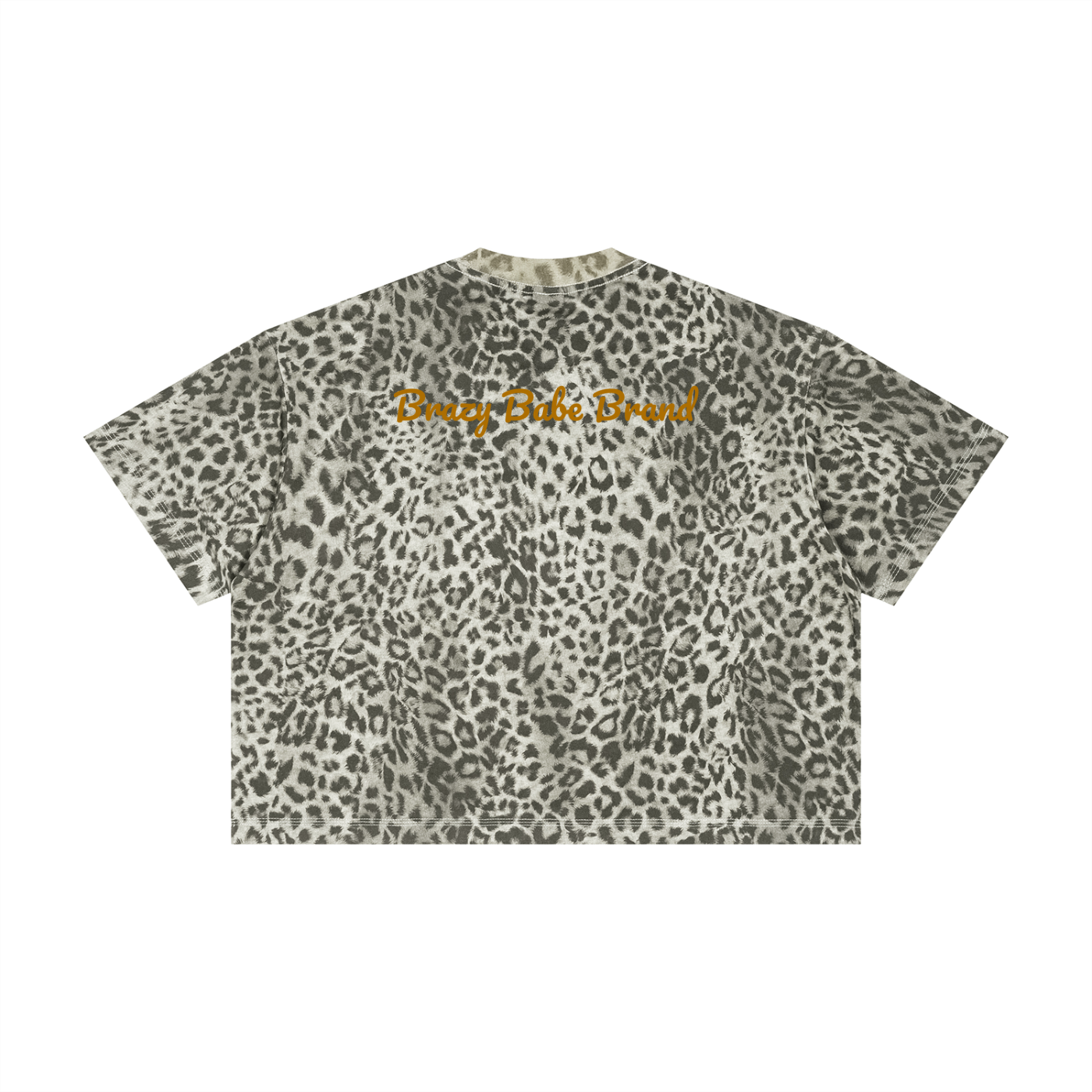 Unisex Leopard Print Boxy T-Shirt