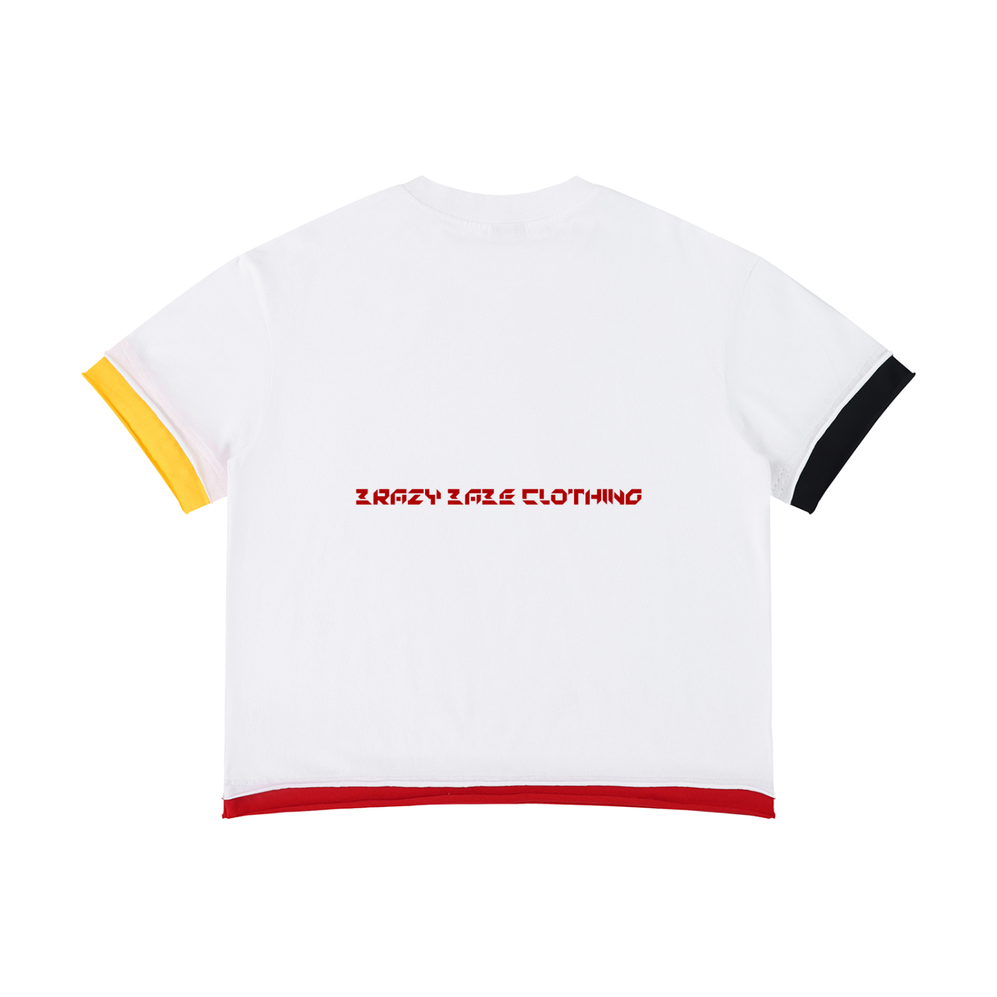 Unisex Boxy Color Block T-Shirt