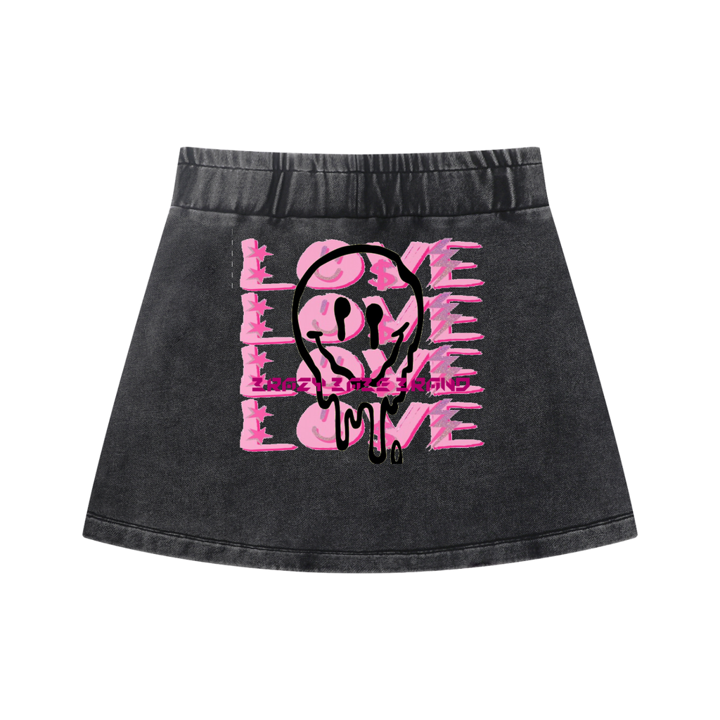Women's Mineral Wash Mini Skirt