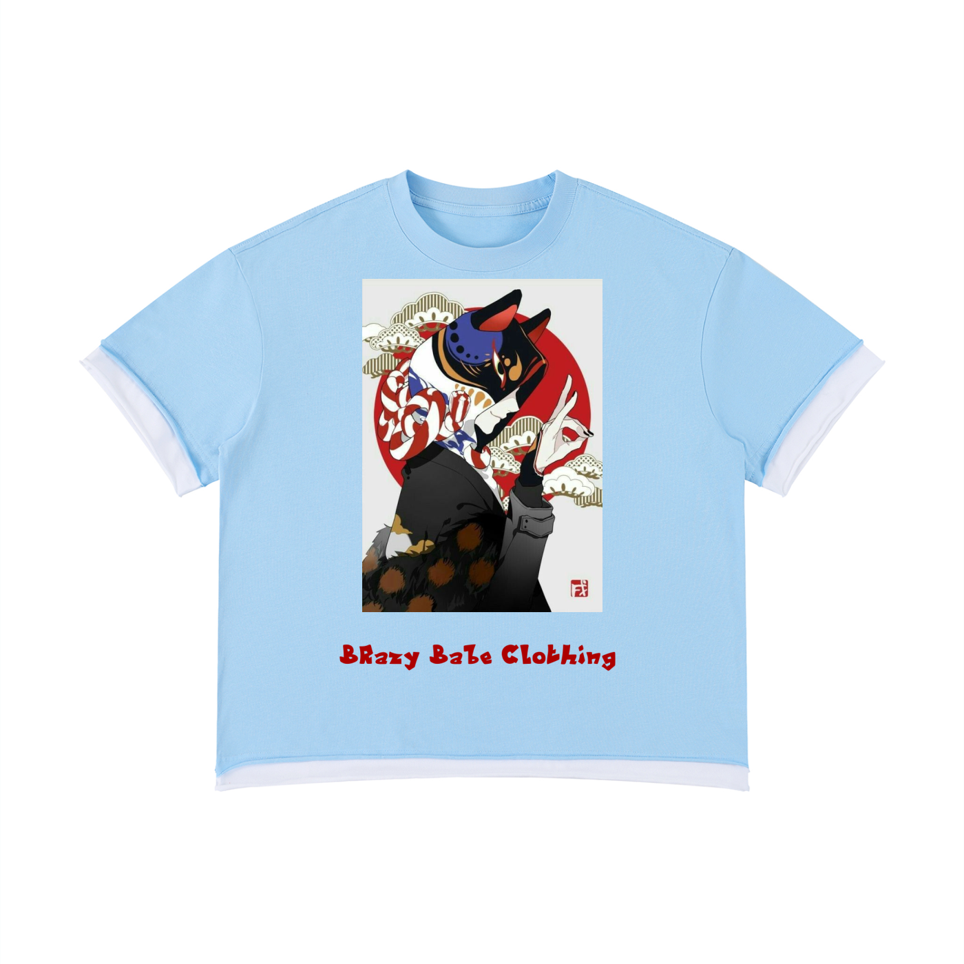 Unisex Boxy Color Block T-Shirt