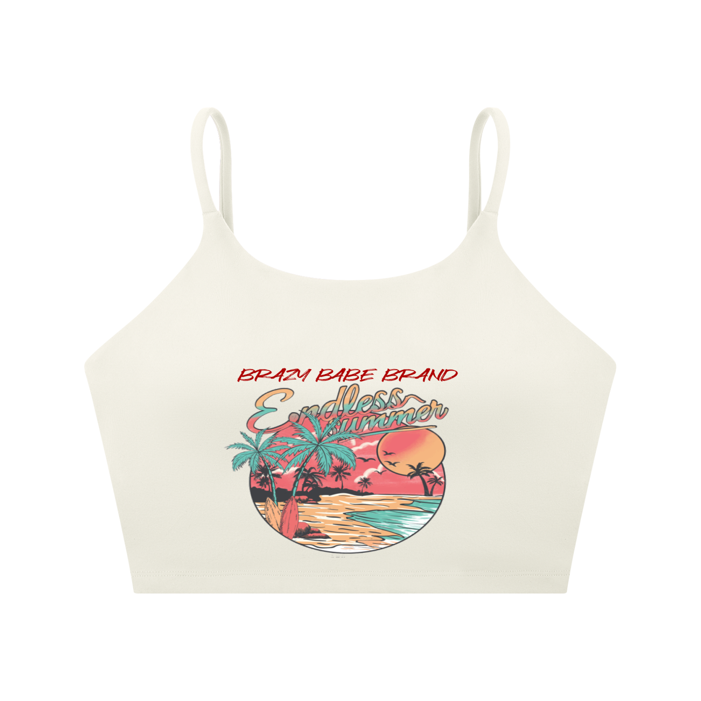 Spaghetti Strap Yoga Sports Bra