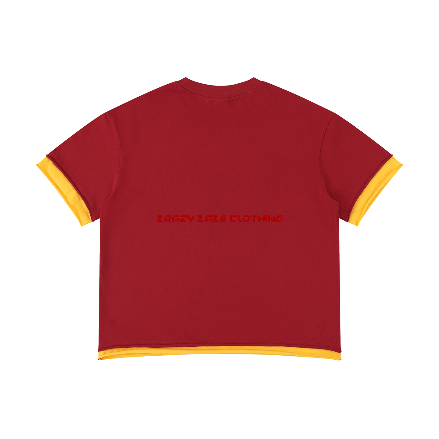 Unisex Boxy Color Block T-Shirt