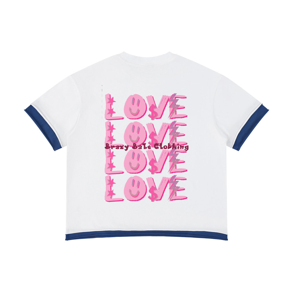 Unisex Boxy Color Block T-Shirt