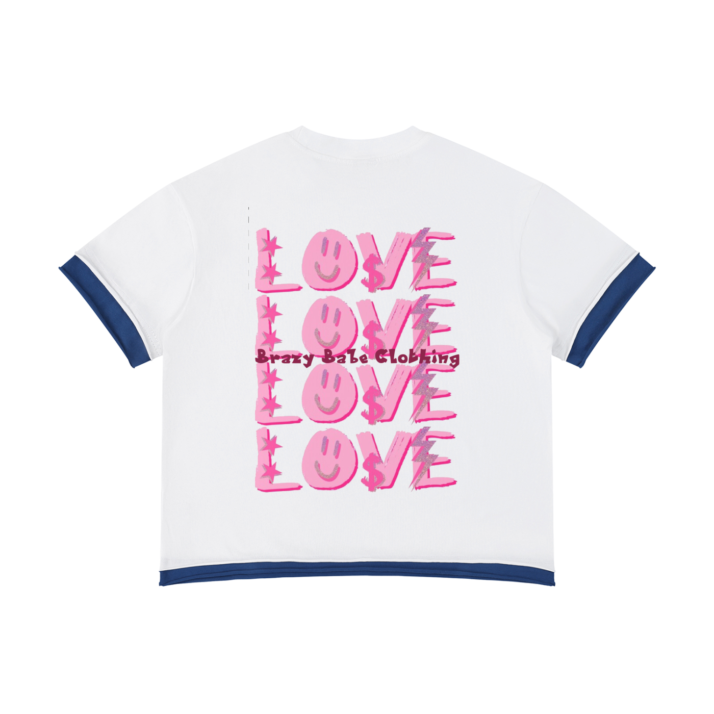 Unisex Boxy Color Block T-Shirt