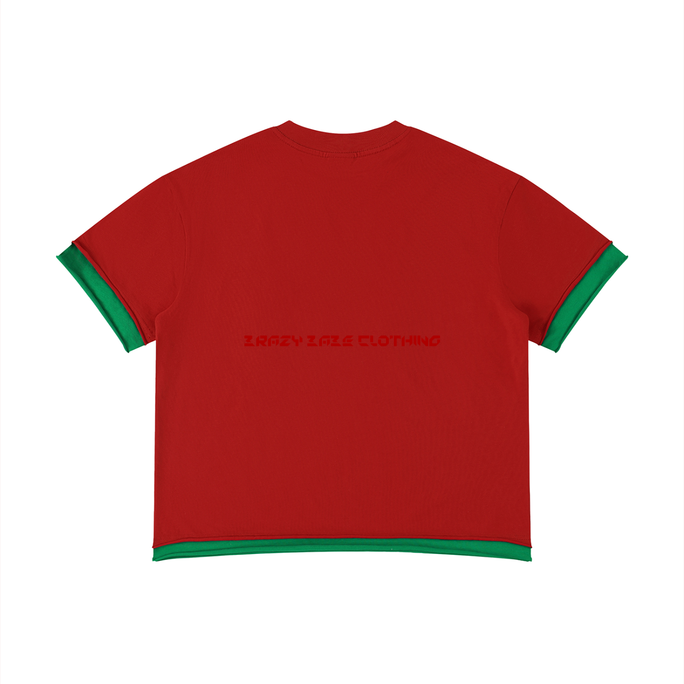 Unisex Boxy Color Block T-Shirt