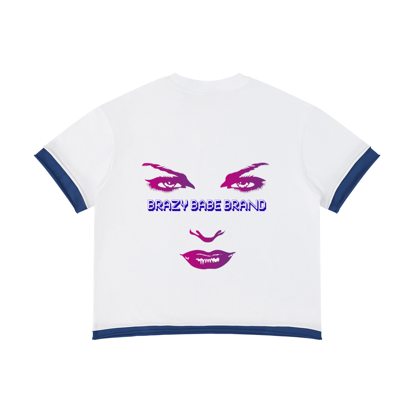Unisex Boxy Color Block T-Shirt
