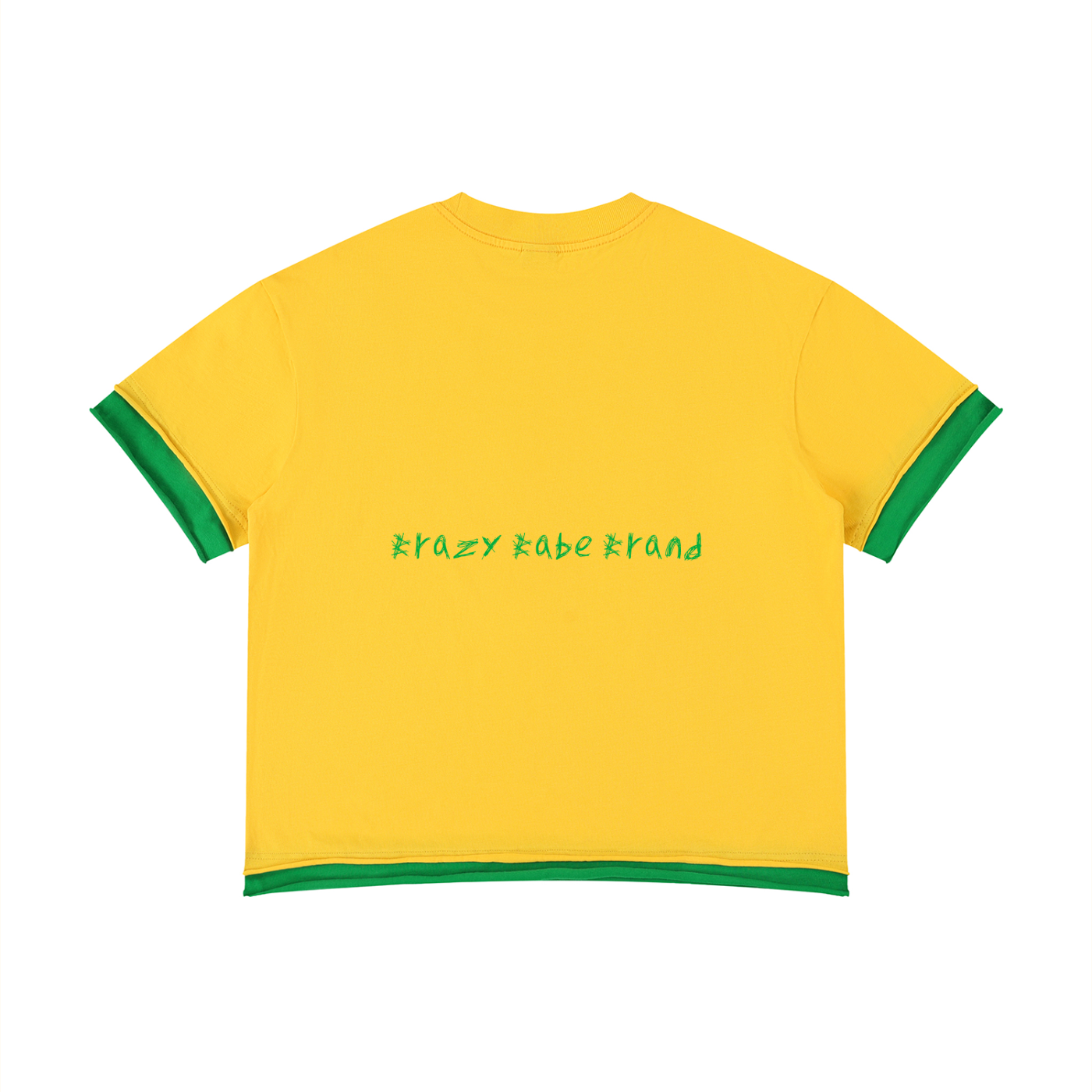 Unisex Boxy Color Block T-Shirt
