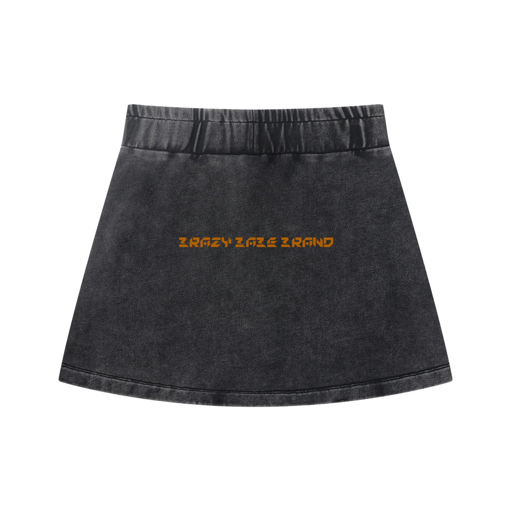 Women's Mineral Wash Mini Skirt