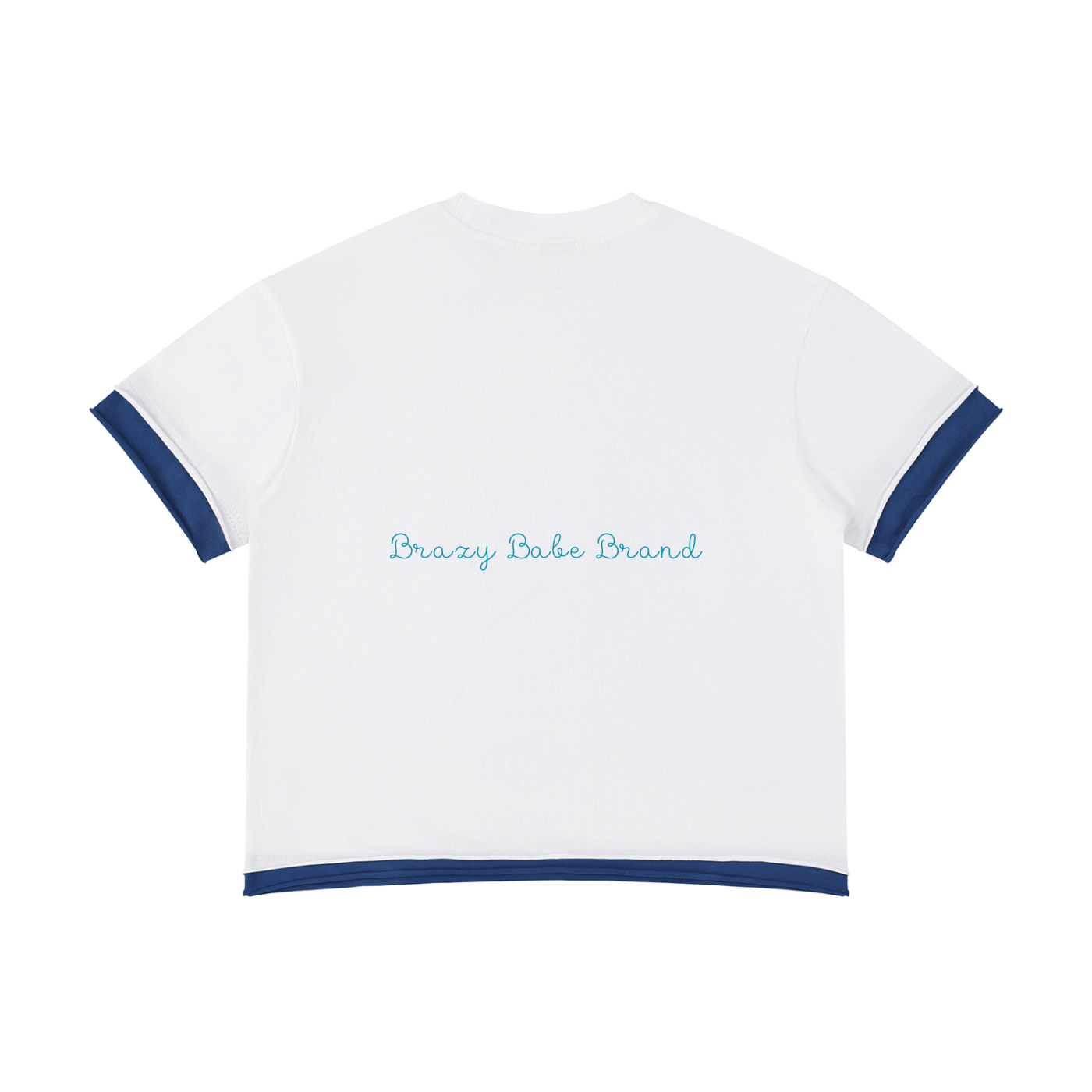 Unisex Boxy Color Block T-Shirt