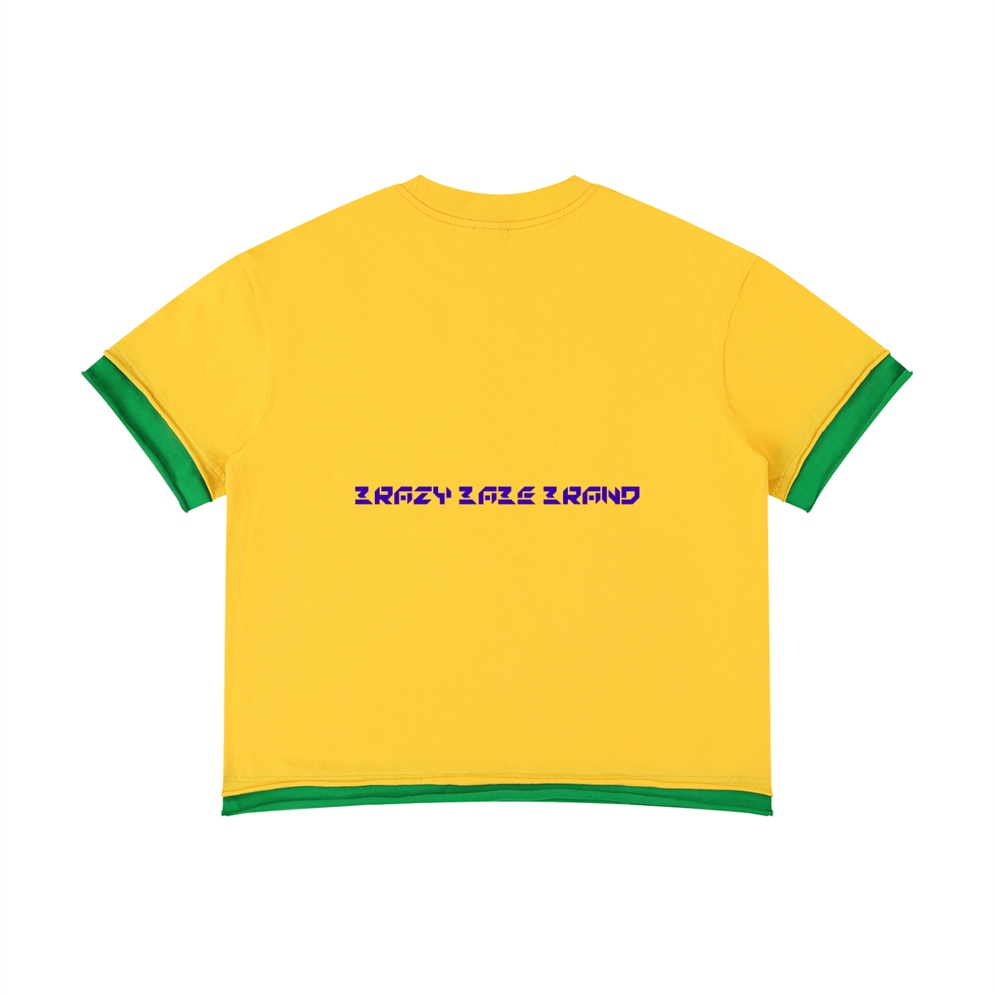 Unisex Boxy Color Block T-Shirt