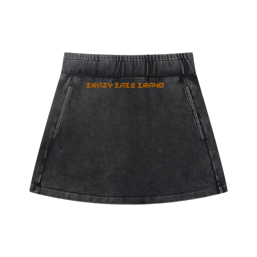 Women's Mineral Wash Mini Skirt