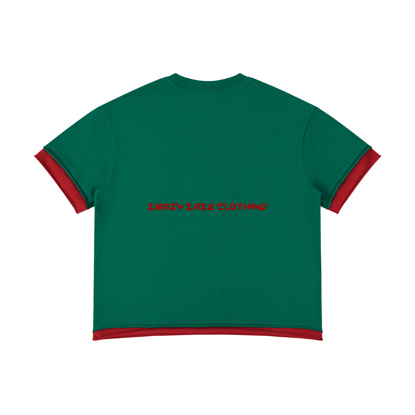 Unisex Boxy Color Block T-Shirt