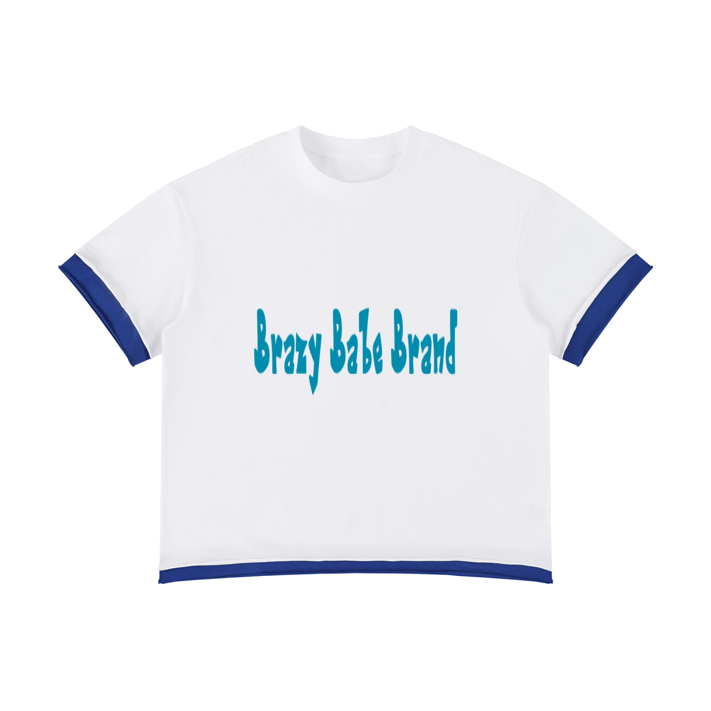 Unisex Boxy Color Block T-Shirt